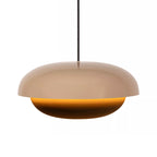 Lámpara colgante metal taupe Ø40 cm E27 - LULC0355