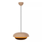 Lámpara colgante metal taupe Ø40 cm E27 - LULC0355