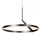 Lámpara colgante metal Negro sensor de movimiento Ø60 cm 24w - LULC0357