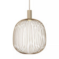 Lámpara colgante metal taupe Ø40x42cm GU10 - LULC0359