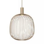 Lámpara colgante metal taupe Ø40x42cm GU10 - LULC0359