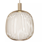 Lámpara colgante metal taupe Ø40x42cm GU10 - LULC0359