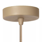 Lámpara colgante metal taupe Ø40x42cm GU10 - LULC0359