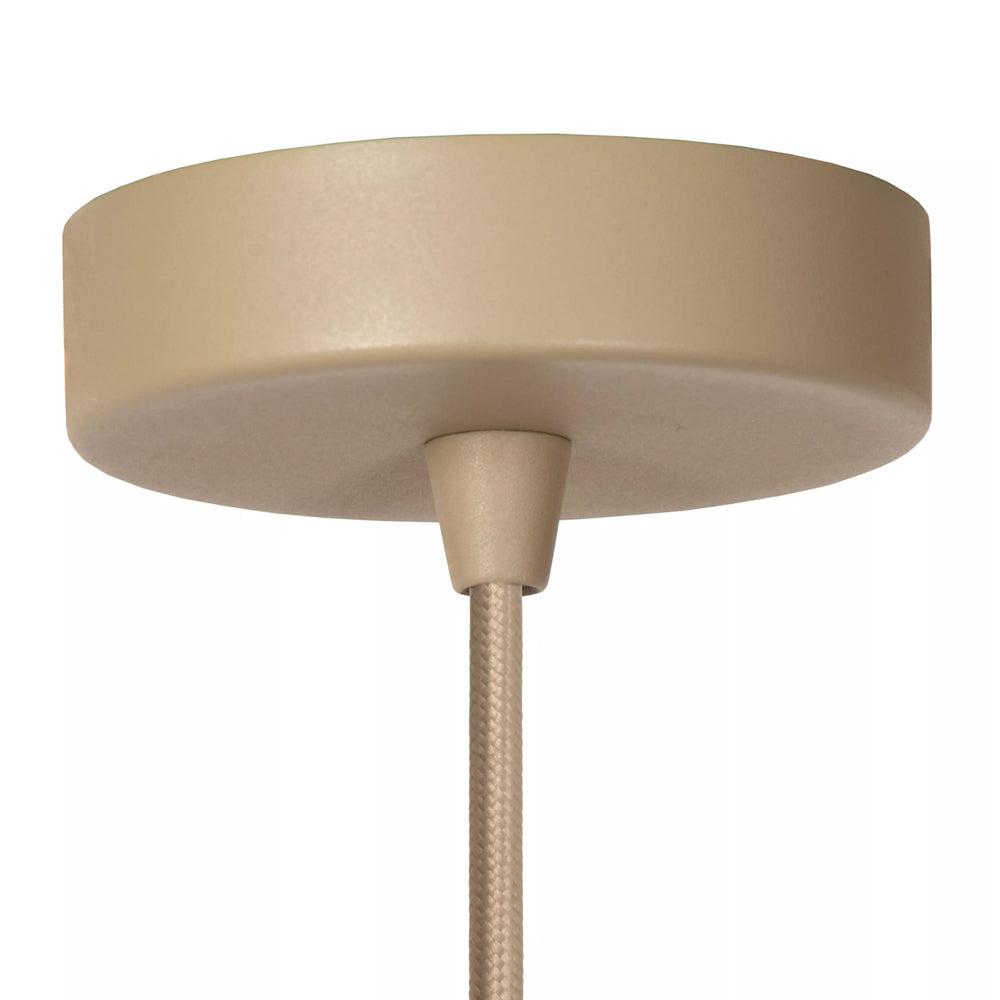 Lámpara colgante metal taupe Ø40x42cm GU10 - LULC0359