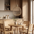 Lámpara colgante metal taupe Ø40x42cm GU10 - LULC0359