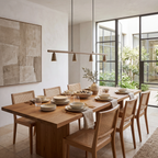 Lámpara colgante metal taupe 95 cm 4xGU10 - LULC0360