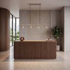 Lámpara colgante metal taupe 95 cm 4xGU10 - LULC0360