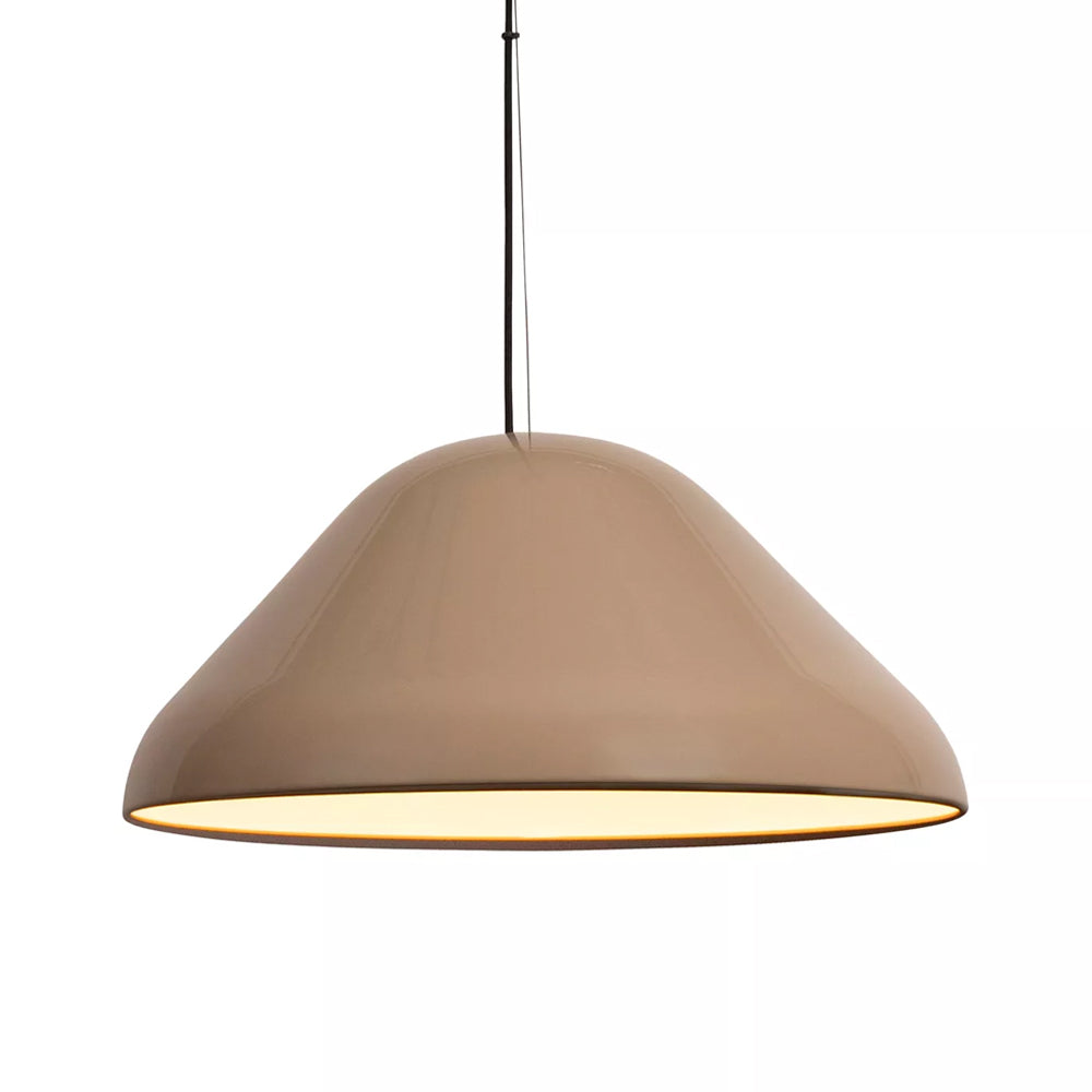 Lámpara colgante metal taupe Ø56x25 cm E27 - LULC0361