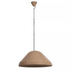 Lámpara colgante metal taupe Ø56x25 cm E27 - LULC0361