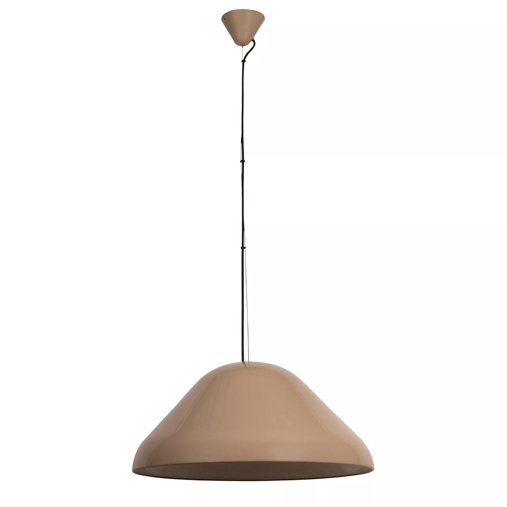 Lámpara colgante metal taupe Ø56x25 cm E27 - LULC0361