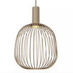 Lámpara colgante metal taupe Ø50x1.60 cm 3 luces GU10 (MR11) -  LULC0362