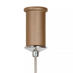 Lámpara colgante pvc champán 1,65x2,20 metro dimeable 47W LED - LULC0364