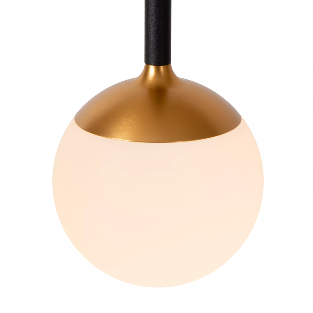 Lámpara acrílico aluminio Ø9,9x169,7 cm LED 7W 2200K -  LULC0365