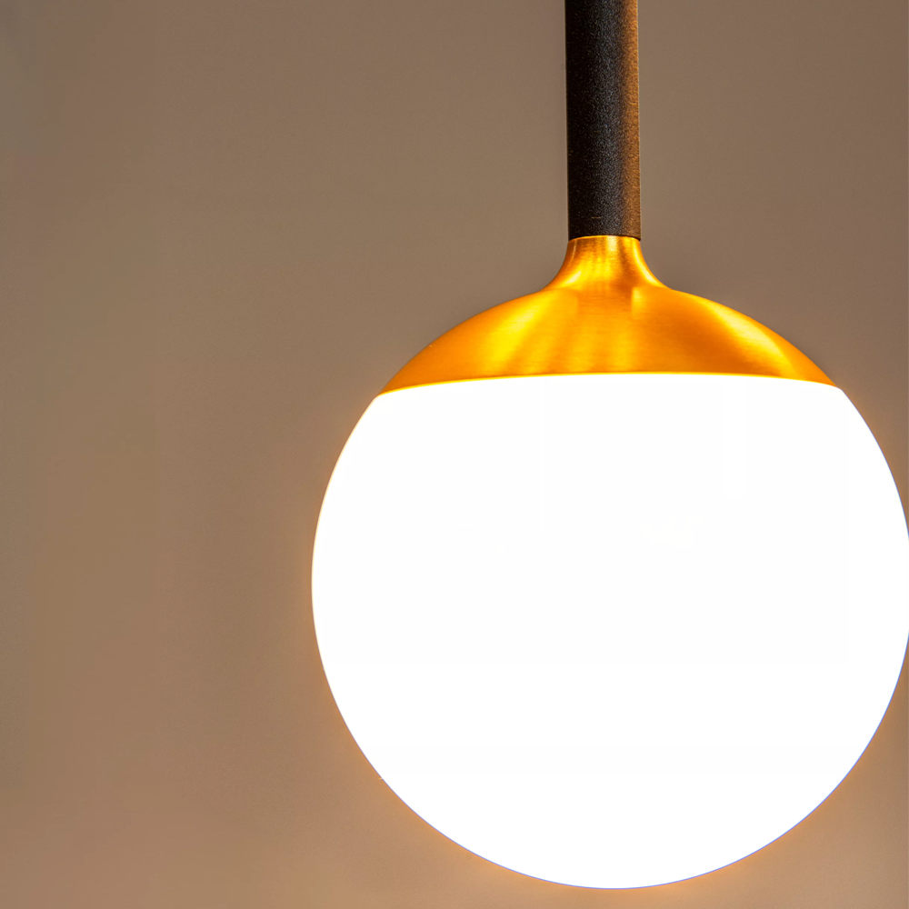 Lámpara acrílico aluminio Ø9,9x169,7 cm LED 7W 2200K -  LULC0365