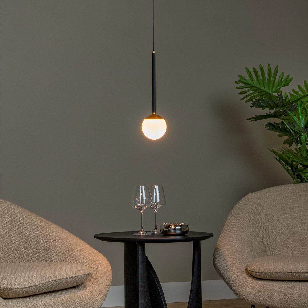 Lámpara acrílico aluminio Ø9,9x169,7 cm LED 7W 2200K -  LULC0365