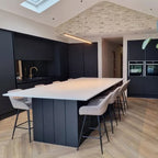 Lámpara colgante aluminio negro 1,47 cm LED 38W - LULC0231