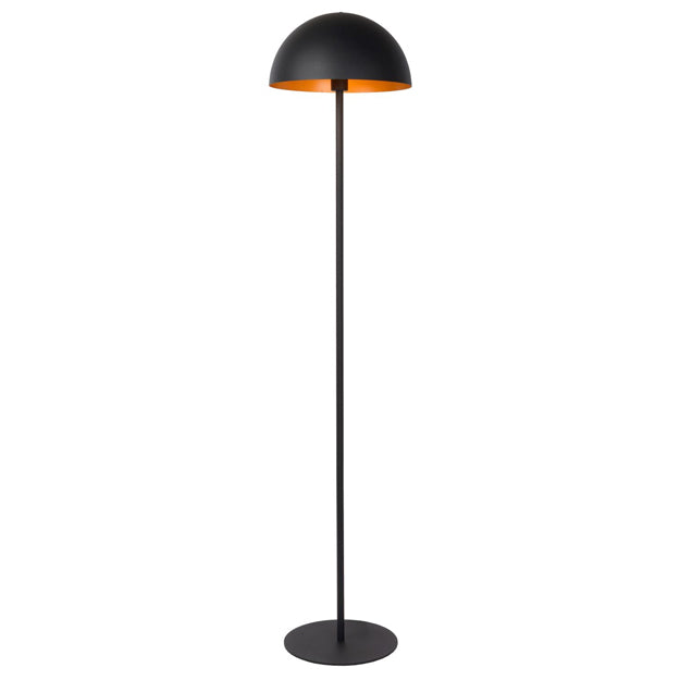 Lámpara de pie acero negro Ø35x160 cm E27 - LULP0072