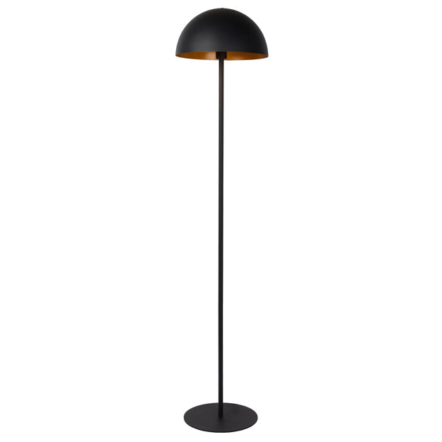 Lámpara de pie acero negro Ø35x160 cm E27 - LULP0072