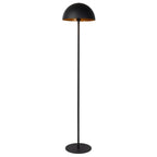 Lámpara de pie acero negro Ø35x160 cm E27 - LULP0072