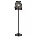 Lámpara de pie metal PVC negro Ø35 x 154 cm E27 - LULP0077