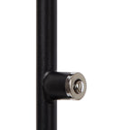 Lámpara de pie metal negro 20x1,40 cm LED 12W - LULP0078