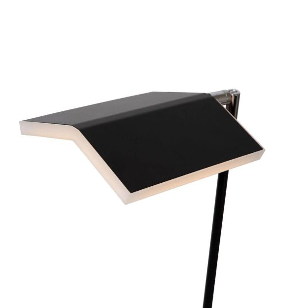 Lámpara de pie metal negro 20x1,40 cm LED 12W - LULP0078