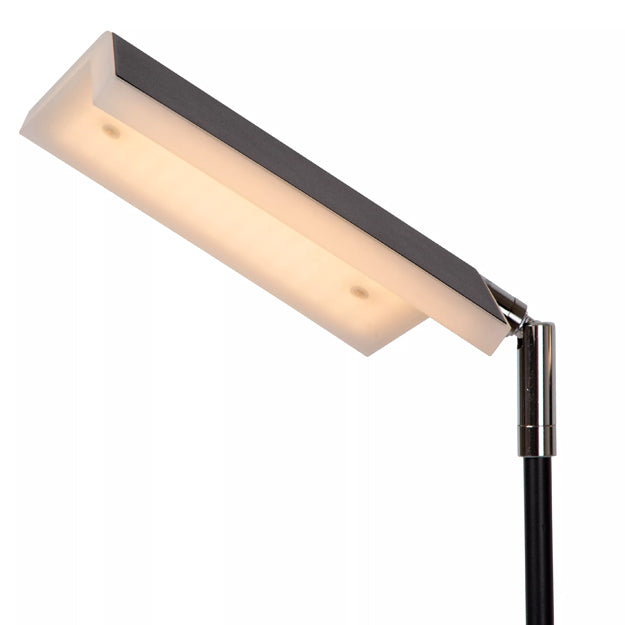 Lámpara de pie metal negro 20x1,40 cm LED 12W - LULP0078