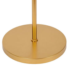 Cargar imagen en el visor de la galería, Lámpara de pie metal dorado vidrio opal Ø38x15,5 cm E27 - LULP0085
