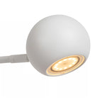 Lámpara de pie metal Blanco recargable Ø38,1x22x138 cm LED 3W - LULP0130