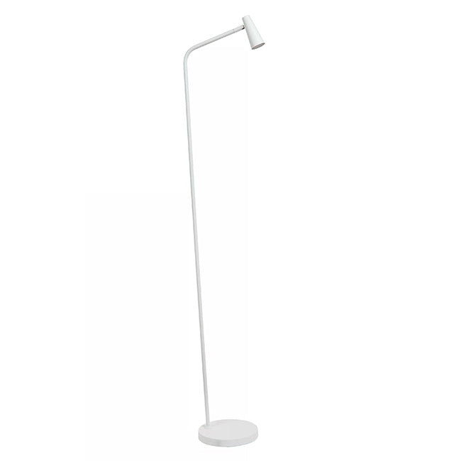 Lámpara de pie metal blanco recargable Ø20x12x137,5 cm LED 3W - LULP0090