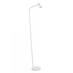 Lámpara de pie metal blanco recargable Ø20x12x137,5 cm LED 3W - LULP0090