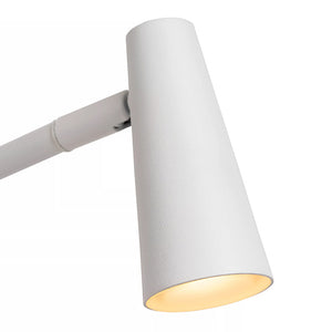 Lámpara sobremesa blanco recargable Ø14x30,5x47,5 cm LED 3W - LULS0175