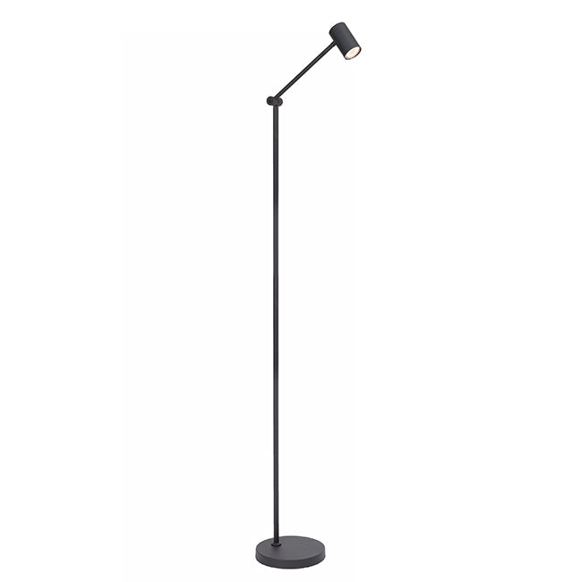 Lámpara de pie metal negro recargable Ø37,3x22x138 cm LED 3W - LULP0091