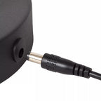 Lámpara de pie metal negro recargable Ø37,3x22x138 cm LED 3W - LULP0091