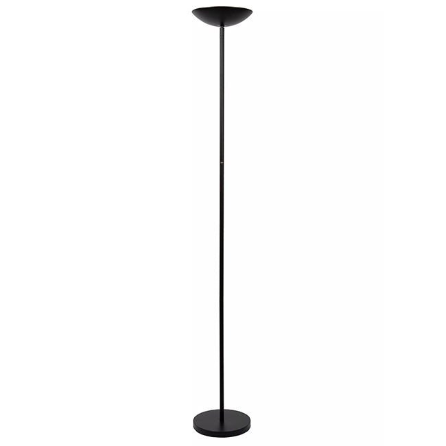 Lampara de pie metal negro Ø25,4x53,2x1,80 cm dimeable 20W LED - LULP0093