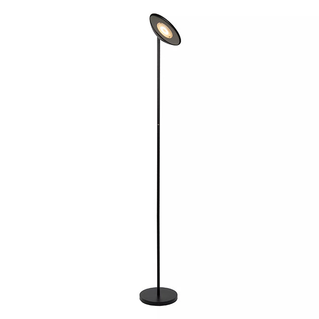 Lampara de pie metal negro Ø25,4x53,2x1,80 cm dimeable 20W LED - LULP0093