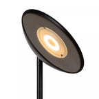 Lampara de pie metal negro Ø25,4x53,2x1,80 cm dimeable 20W LED - LULP0093