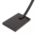 Lámpara de pie arco metal mármol negro 15W 2700K LED - LULP0098