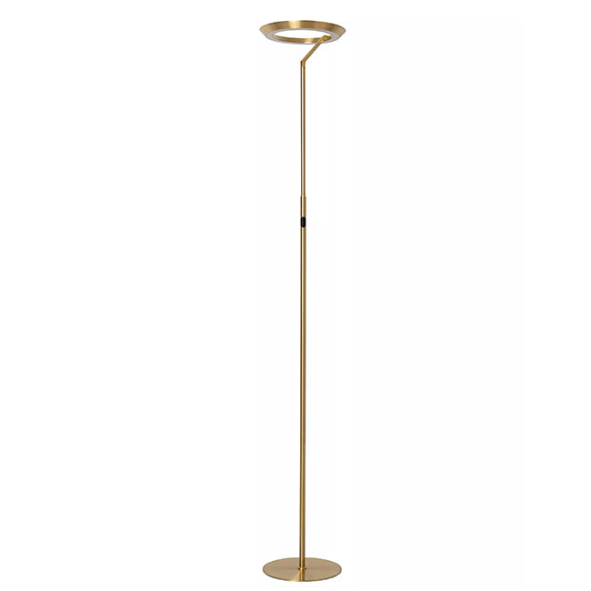 Lámpara de pie metal oro  Ø28x1,74 cm 21W 2700K - LULP0099