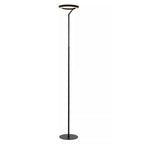 Lámpara de pie metal negro Ø28x1,74 cm 21W 2700K - LULP0100