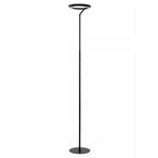 Lámpara de pie metal negro Ø28x1,74 cm 21W 2700K - LULP0100