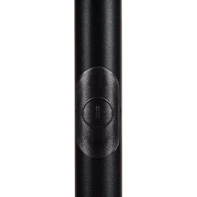 Lámpara de pie metal negro Ø28x1,74 cm 21W 2700K - LULP0100
