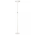 Lámpara de pie metal blanco Ø28x1,74 cm 21W 2700K - LULP0101