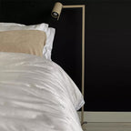 Lámpara de pie metal beige 28x1,30 cm GU10 - LULP0107