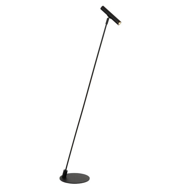 Lámpara de pie metal negro Ø23x1,27 cm LED G9 3W - LULP0108