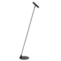 Lámpara de pie metal negro Ø23x1,27 cm LED G9 3W - LULP0108