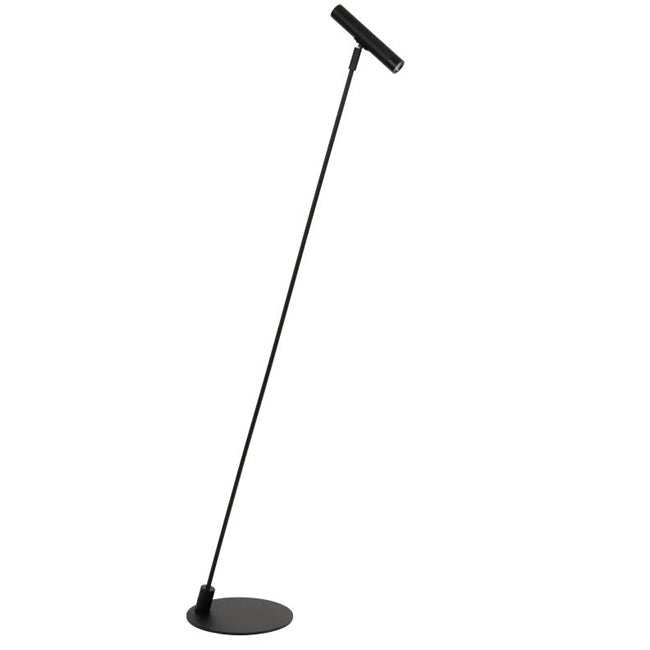 Lámpara de pie metal negro Ø23x1,27 cm LED G9 3W - LULP0108