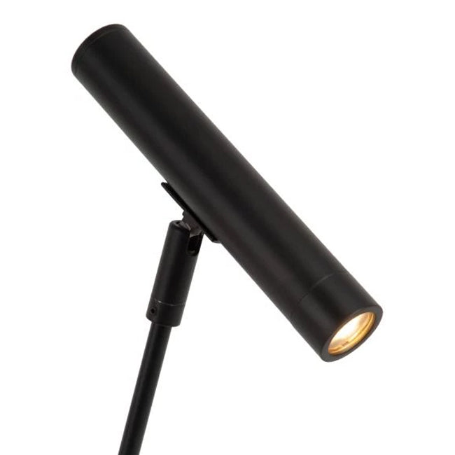 Lámpara de pie metal negro Ø23x1,27 cm LED G9 3W - LULP0108