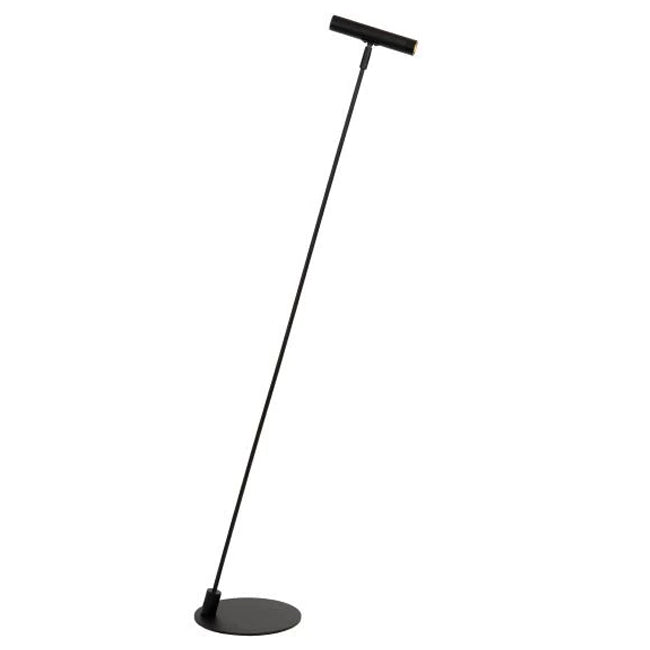 Lámpara de pie metal negro Ø23x1,27 cm LED G9 3W - LULP0108