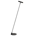Lámpara de pie metal negro Ø23x1,27 cm LED G9 3W - LULP0108